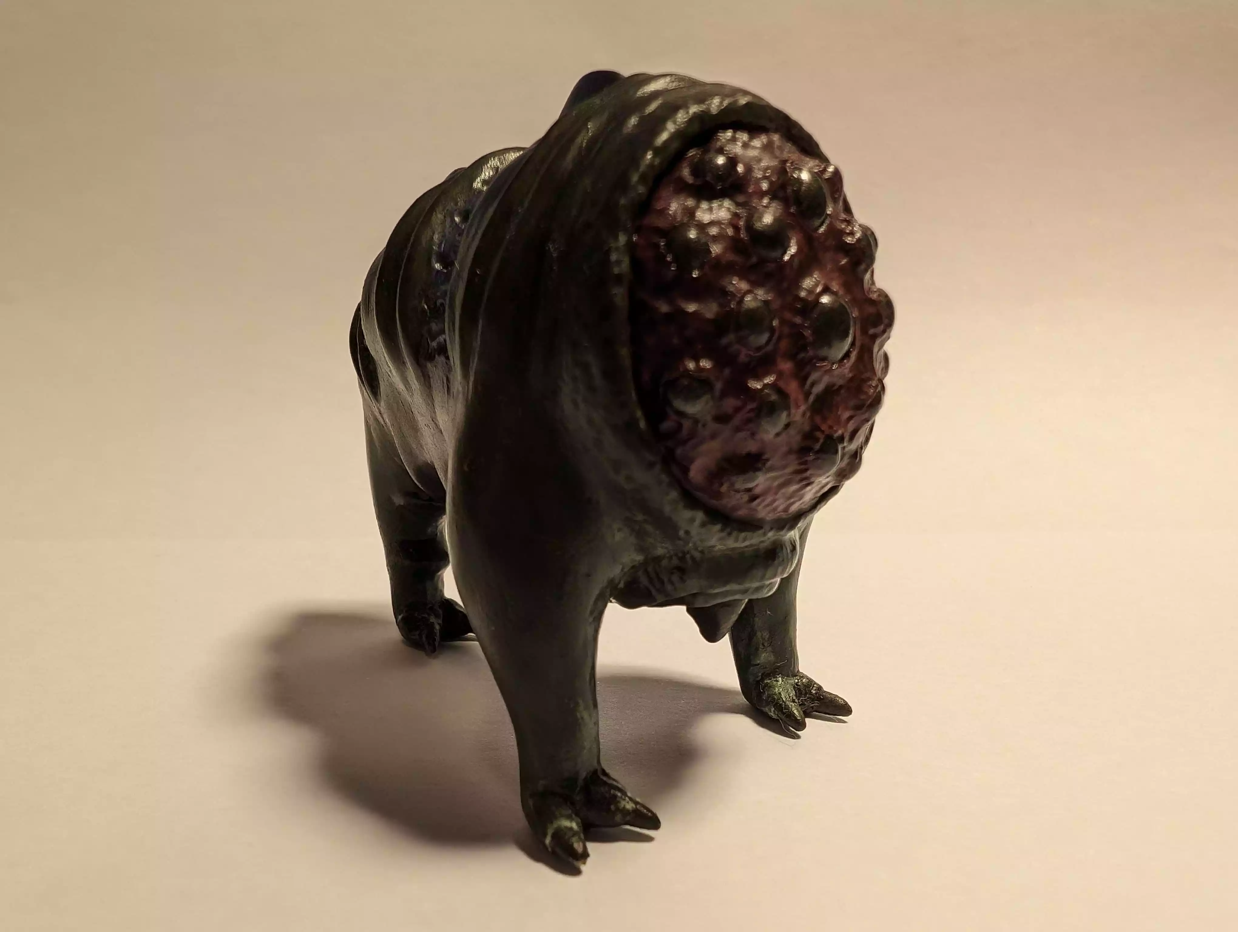 Picture of a hound-eye I sculpted twelve years ago